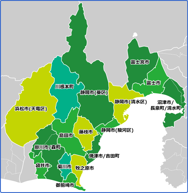 静岡県地図 静岡県地図